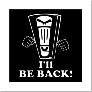 Retro 80s Movie - I'll Be Back! Posters and Art